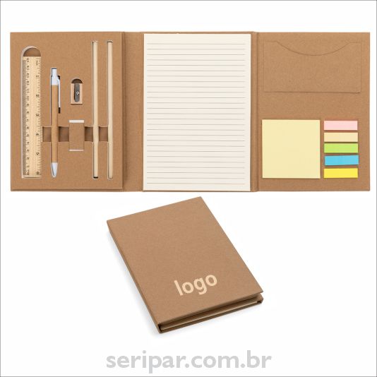 Kit escritório ecológico personalizado empresa