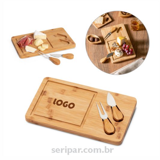 Kit queijo personalizado empresa