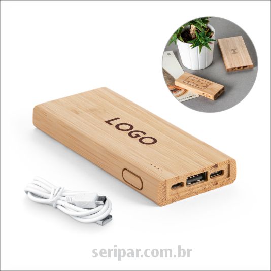 Carregador portátil ecológico personalizado empresa