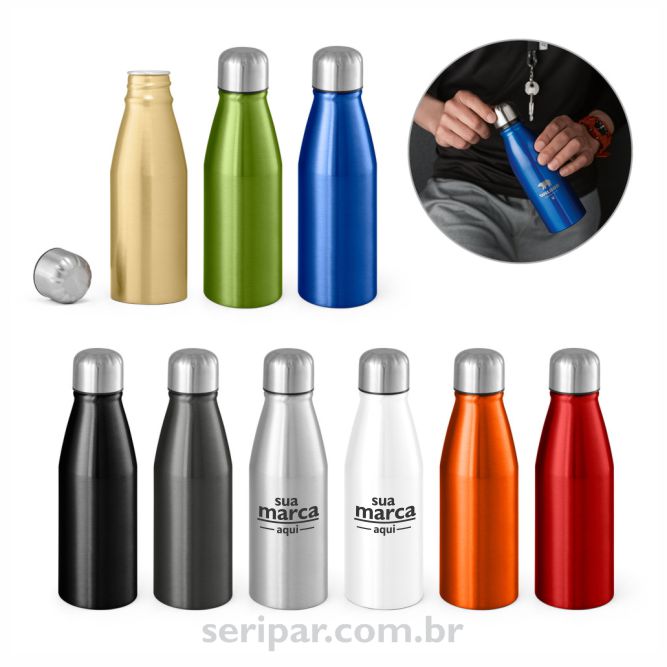 Brinde esportivo squeeze com logo