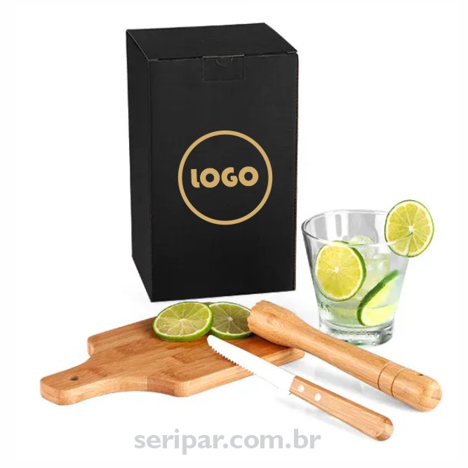 Kit caipirinha personalizado empresa
