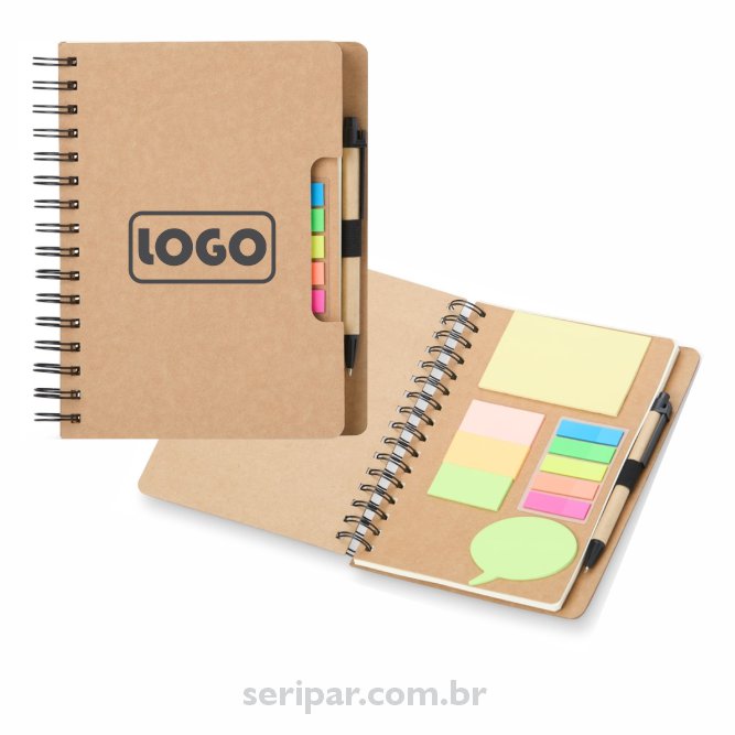 Caderno ecológico personalizado empresa