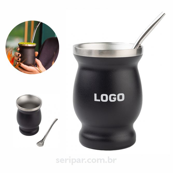 Cuia chimarrão personalizada empresa