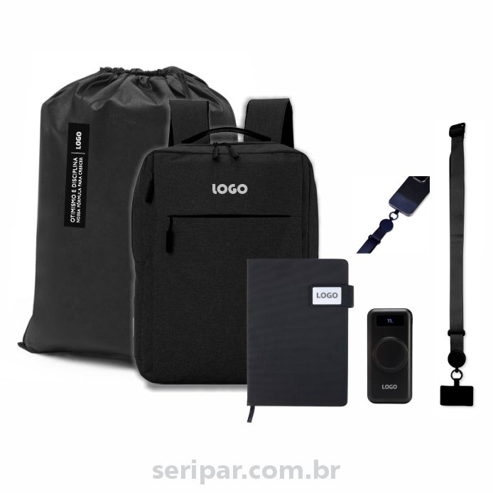Kit evento corporativo tecnológico personalizado